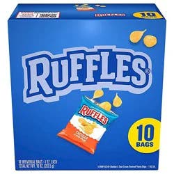 Ruffles Cheddar & Sour Cream Multi Pack 10ct - 10 Ct