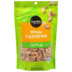 Signature Select Dill Pickle Whole Cashews 5oz - 5 Oz