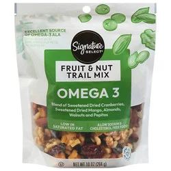Signature Select Fruit & Nut W/omega 3 Trail Mix 10 Oz - 10 Oz