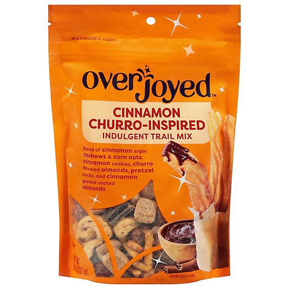 slide 1 of 1, Overjoyed Cinnamon Churro Trail Mix 8 Oz - 6 Oz, 6 oz