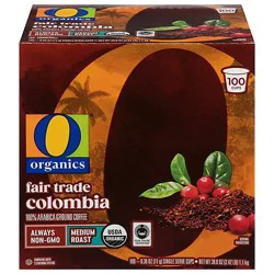 O Organic Colombia Coffee Pods 100 Ct - 100 Ct