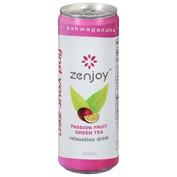 Zenjoy Green Tea Passion Fruit 12fz - 12 Fz