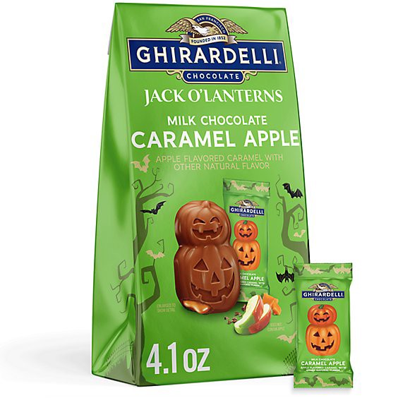 slide 1 of 1, Milk Chocolate Carml Apple Jack O Lantern - 4.1 Oz, 4.1 oz