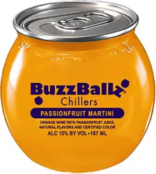 Buzzballz Passion Fruit Martini Wine Cocktail 187ml 30pf - 187 Ml