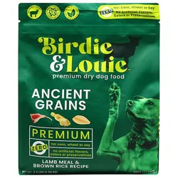 Birdie And Louie Dog Food Dry Lamb And Brown Rice - 3.5 Lb