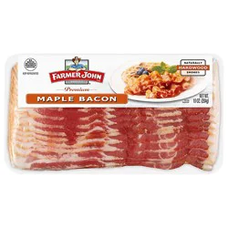 Farmer John Maple Bacon 12 Oz - 10 Oz