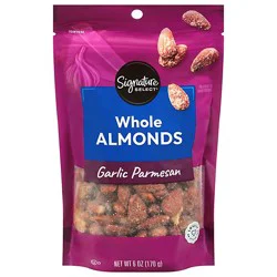 Signature Select Garlic Parmesan Whole Almonds 6 Oz - 6 Oz