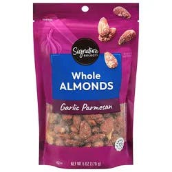 Signature Select Garlic Parmesan Whole Almonds 6 Oz - 6 Oz