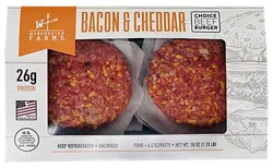 Winchester Farms Beef Patties With Bacon & Cheddar Cheese 18 Oz - 18 Oz