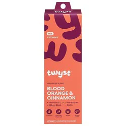 Twyst Wellness Powder Blend Straw Blood Orange Cinnamon 6ct Box - 6-2.5 Gr