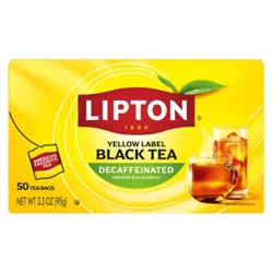 Lipton Tea Bag Decaf Cup 50 Ct - 50 Ct