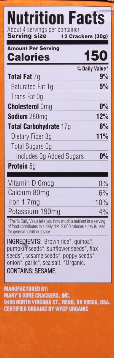 slide 12 of 12, Marys Gone Crackers Everything 4oz - 4 Oz, 4 oz