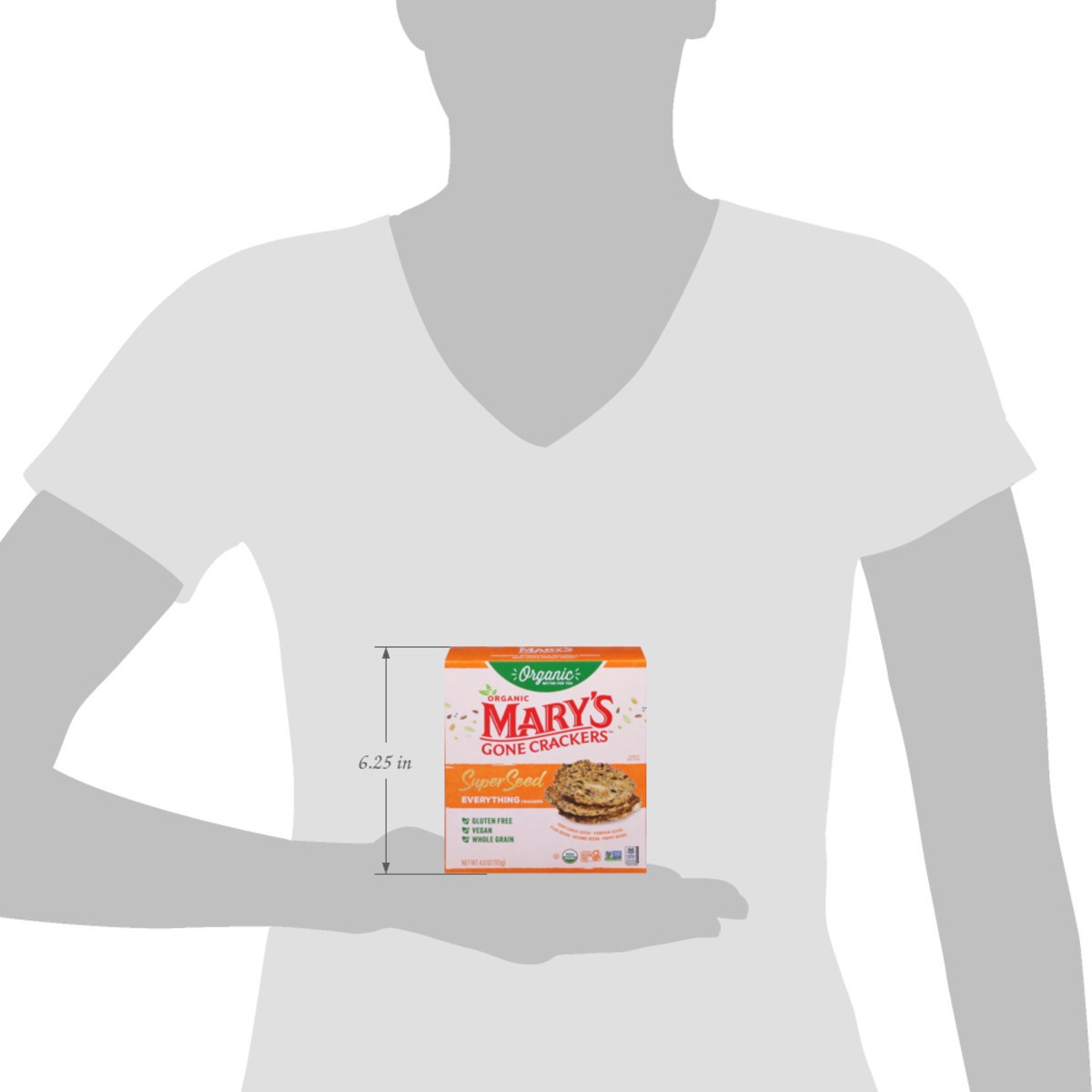 slide 7 of 12, Marys Gone Crackers Everything 4oz - 4 Oz, 4 oz