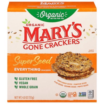 slide 1 of 1, Marys Gone Crackers Everything 4oz - 4 Oz, 4 oz