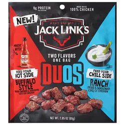 Jack Links Duo Buffalo & Ranch Chicken Bites 2.85oz - 2.85 Oz