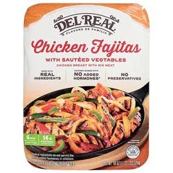 Del Real Chicken Fajitas With Vegetables 18 Oz - 18 Oz