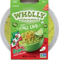 Wholly Guacamole Chile Lime With Tajin - 7.5 Oz