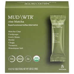 Mud Water Matcha 8 Stick Packs - 1.68 Oz