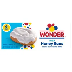 Wonder Iced Honey Buns - 12 Oz
