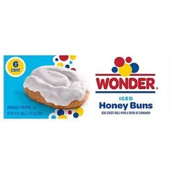 Wonder Iced Honey Buns - 12 Oz
