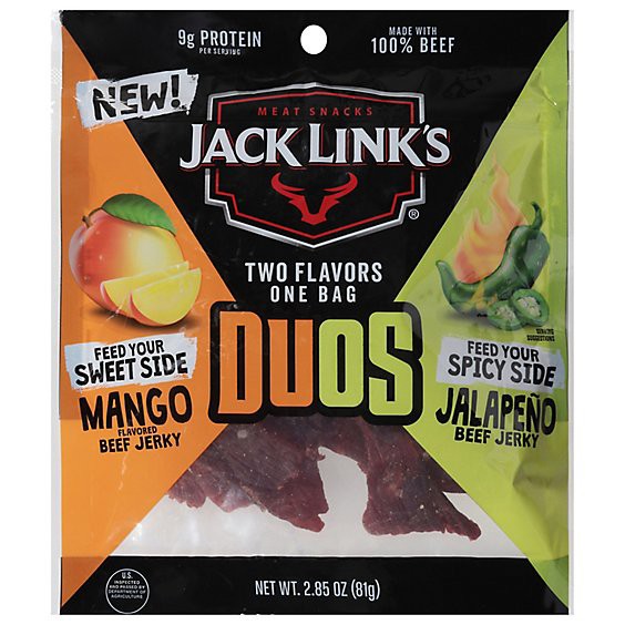slide 1 of 7, Jack Links Duos Jalapeno & Mango 2.85oz - 2.85 Oz, 2.85 oz