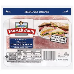Farmer John Classic Cooked Ham 32 Oz - 32 Oz