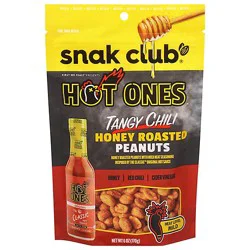 Snak Club Peanut Roasted Tangy Chili Honey - 6 Oz