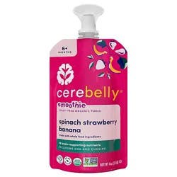 Pouch Organic Spinach Strawberry Smoothie - 4 Oz