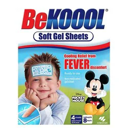 Bekoool Soft Cooling Gel Sheets For Kids 4ct - 4 Ct