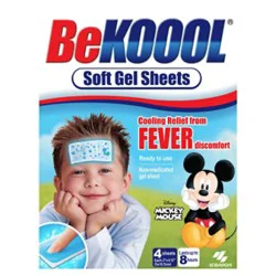 Bekoool Soft Cooling Gel Sheets For Kids 4ct - 4 Ct