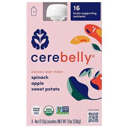 Organic Spinach Apple Sweet Potato 3/4oz Multipack - 12 Oz