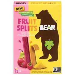 Bear Yoyo Fruit Splits Raspberry Pineapple - 3.5 Oz