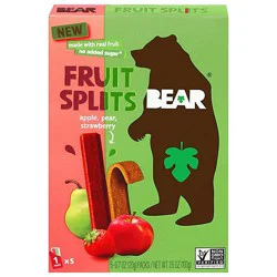 Bear Yoyo Fruit Splits Apple Strawberryunt - 3.5 Oz