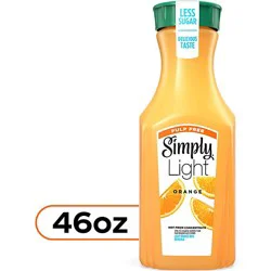 Simply Light Orange Pulp Free Bottle 46 Fl Oz - 46 Fz