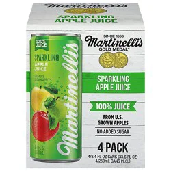 Martinelli's Sparking Apple Juice - 4-8.4 Fz