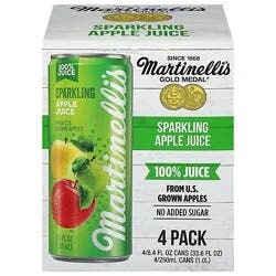 Martinelli's Sparking Apple Juice - 4-8.4 Fz