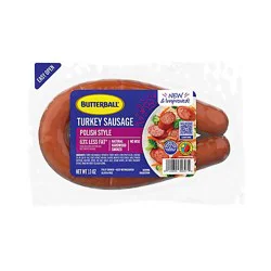 Butterball Turkey Sausage Polish Style - 13 Oz