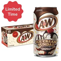 A&w Ice Cream Sundae Soda - 12 - 12 Fl. Oz.