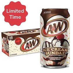 A&w Ice Cream Sundae Soda - 12 - 12 Fl. Oz.