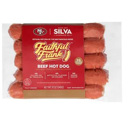 Silva Sausage Beef Franks Skinless - 12 Oz