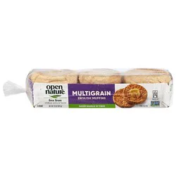 Open Nature English Muffins Multigrain - 15 Oz