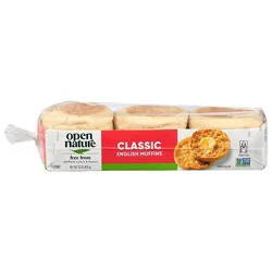 Open Nature English Muffins Classic White - 15 Oz