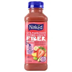 Naked Juice Strawberry Lemon Ginger Fiber 15.2fz - 15.2 Fz