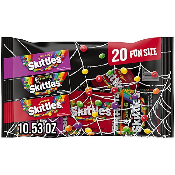 slide 1 of 1, Skittles Mixed Variety 20ct Funsize Halloween - 10.53 Oz, 10.53 oz