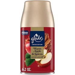 Glade Automatic Spray Refill, Limited Edition Warm Apple & Spices - 6.2 Oz. - 6.2 Oz