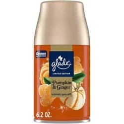 Glade Automatic Spray Refill, Limited Edition Pumpkin & Ginger - 6.2 Oz. - 6.2 Oz