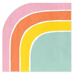 American Greetings Rainbow Birthday Beverage Napkins - 20 Count