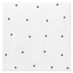 American Greetings Silver Polka Dots Lunch Napkins - 20 Count