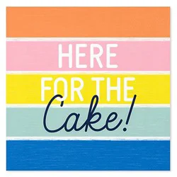 American Greetings Here For The Cake Birthday Lunch Napkins - 20 Count
