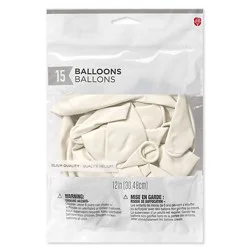 American Greetings White Ballons - 15 Count